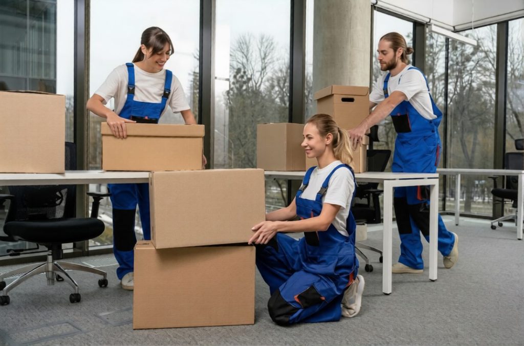 LoopDeco team providing quick commercial office furniture liquidation and pickup in New York City.